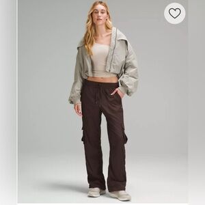 EUC Lululemon Dance Studio Relaxed-Fit Mid-Rise Cargo Pant Espresso Brown SizeXL